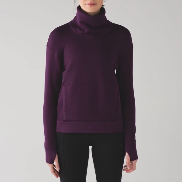 lululemon athletica Tops - Lululemon Kick The Cold funnel neck sweatshirt